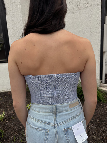 Olivia Tube Top - Denim