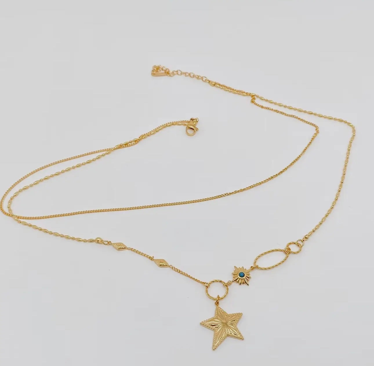 Gold Star Necklace