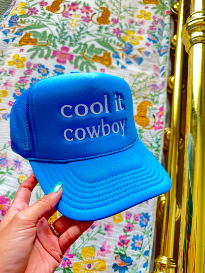 Cool it Cowboy Trucker - Blue