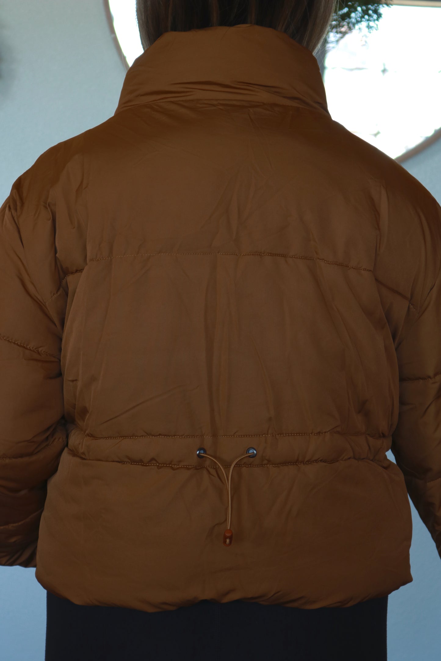 Puffer up Jacket - Pale Brown