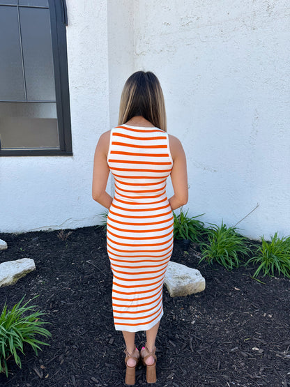 Take Me To Tulum Dress -Orange