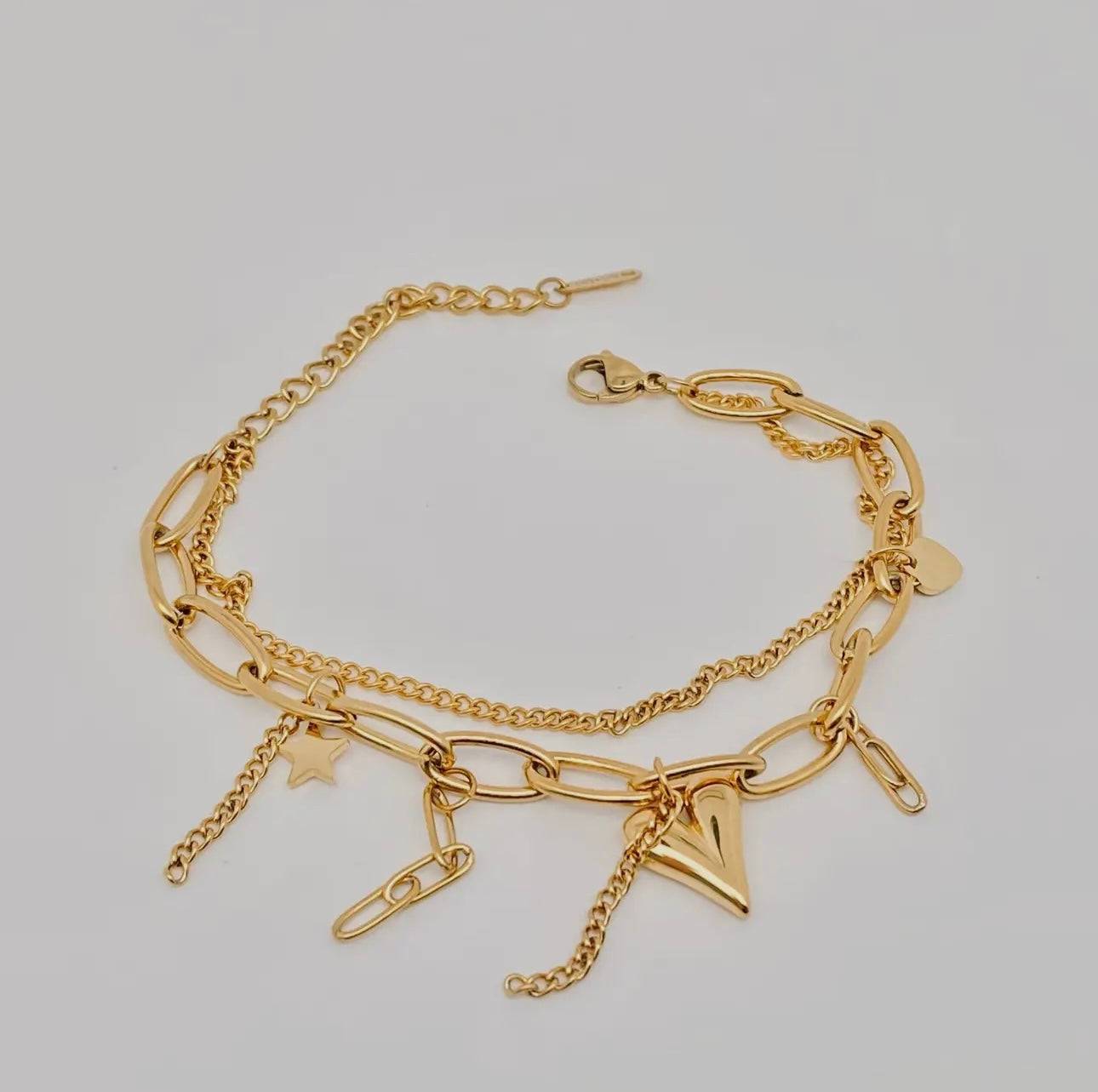 Gold Heart Bracelet