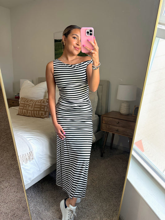 Striped Set - Black/White