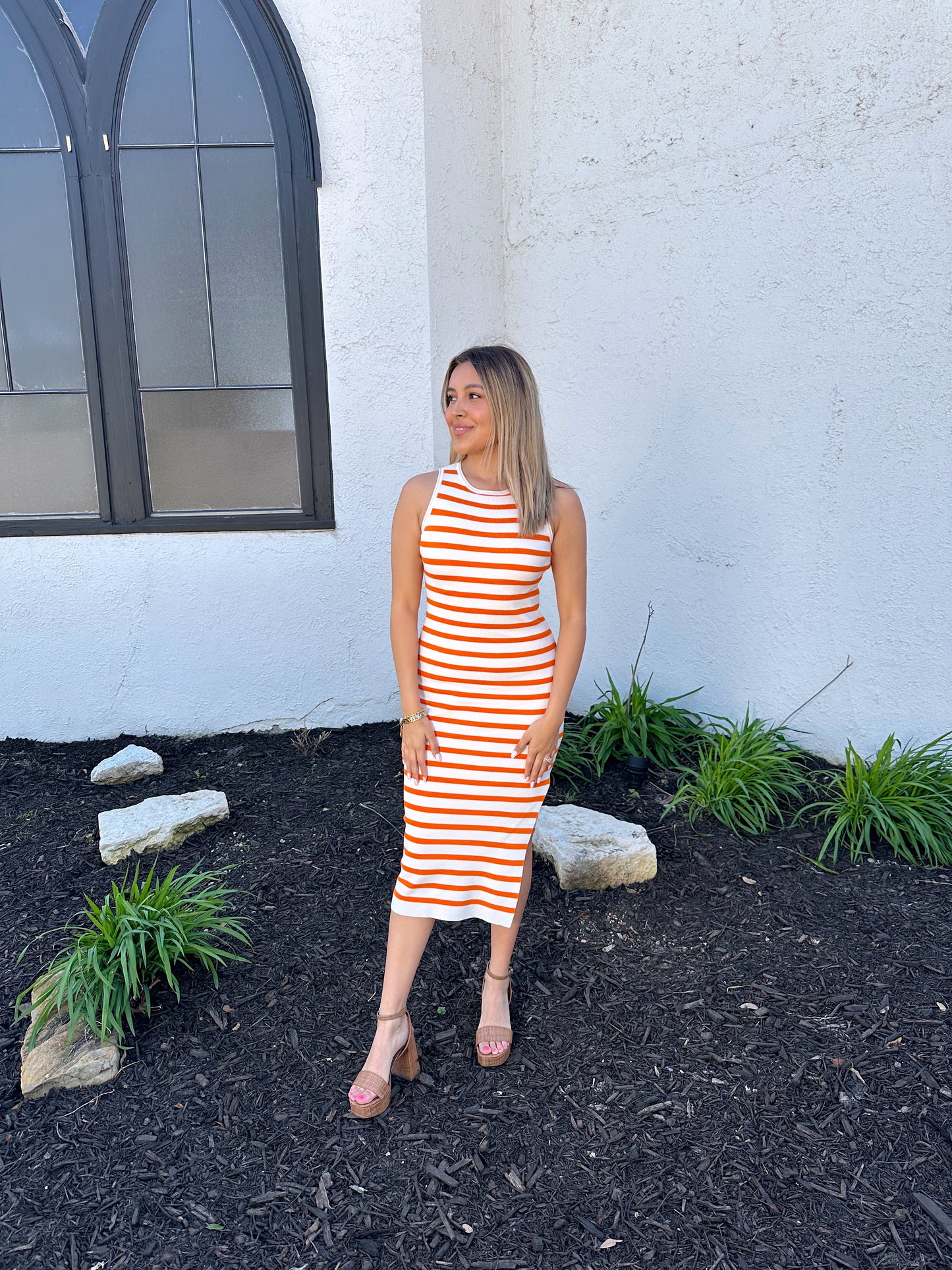 Take Me To Tulum Dress -Orange