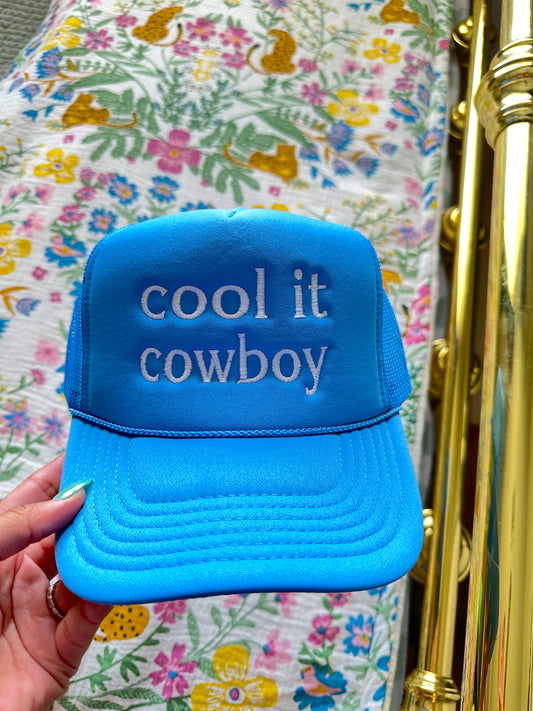 Cool it Cowboy Trucker - Blue