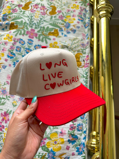 Long Live Cowgirls Trucker - Red