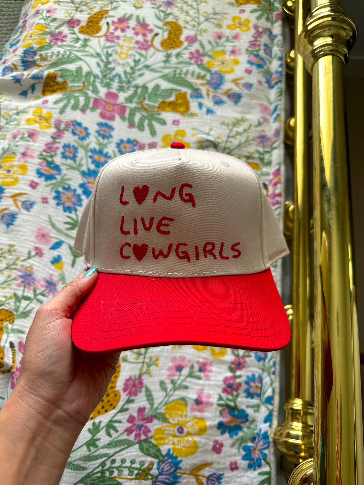 Long Live Cowgirls Trucker - Red