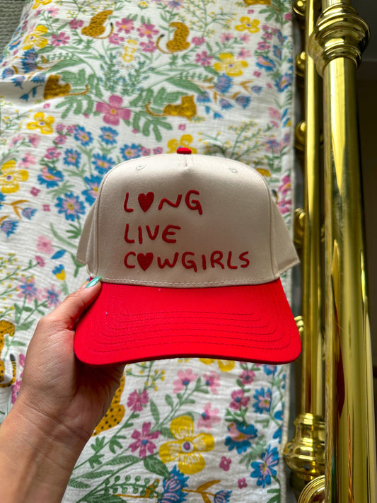 Long Live Cowgirls Trucker - Red