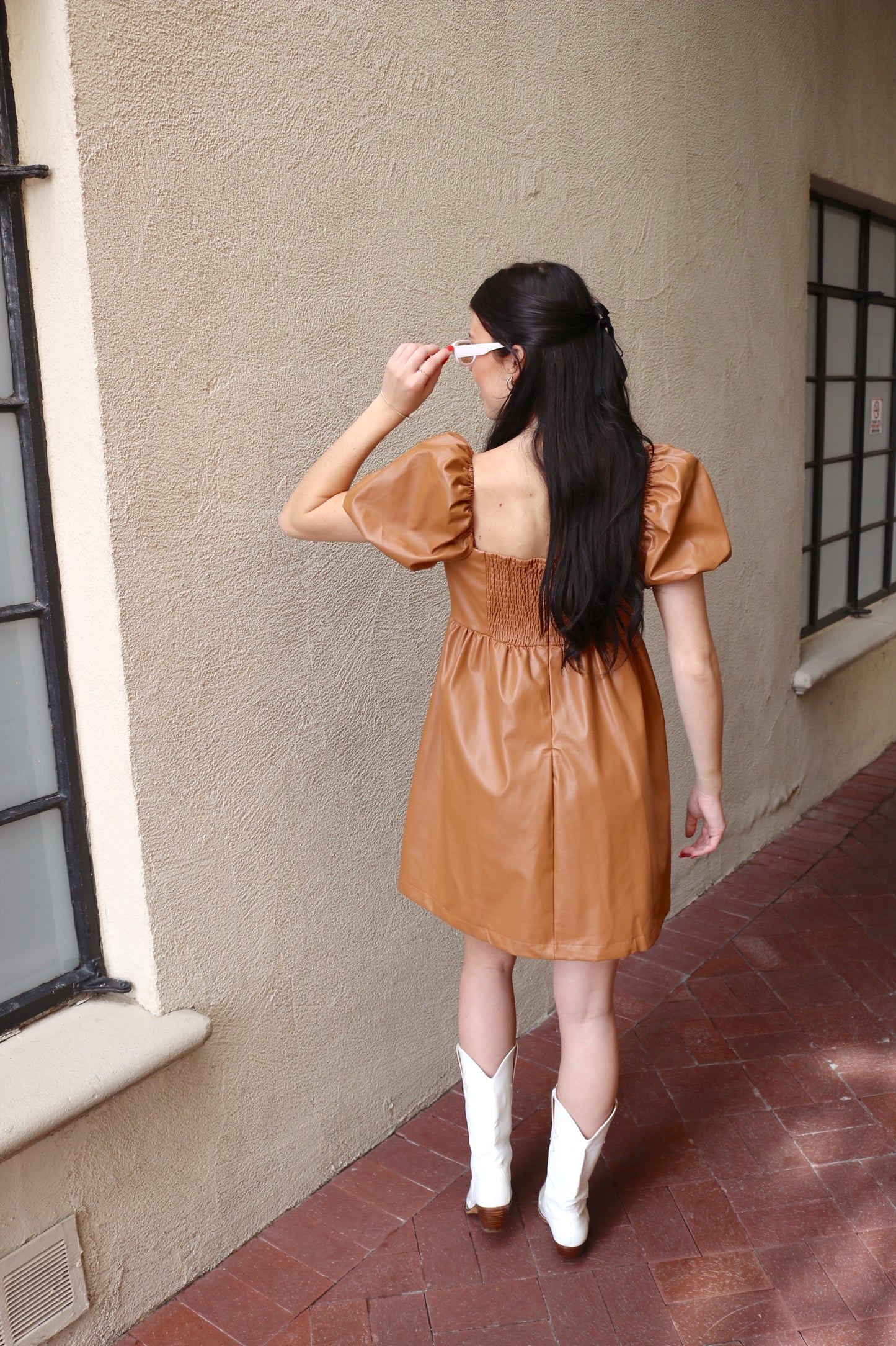 Fall Dawn Dress - Camel