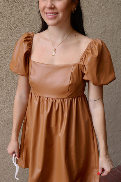 Fall Dawn Dress - Camel